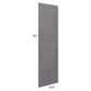 RTA Stone Grey 90" Tall Decorative End Panel