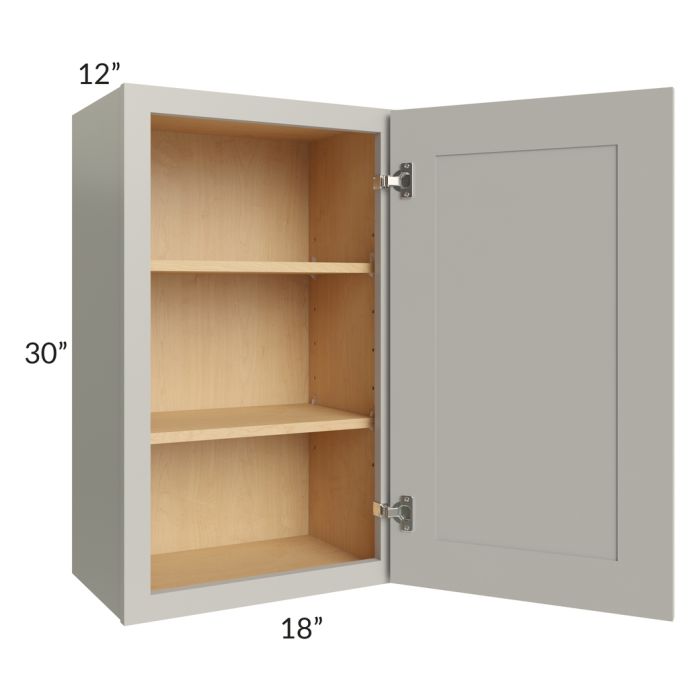 RTA Stone Shaker 18" x 30" Wall Cabinet with 2 Decorative End Panels