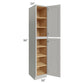 RTA Stone Shaker 18" x 96" x 24" Wall Pantry Cabinet
