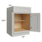 RTA Stone Shaker 24" Base Cabinet with 1 Roll Out Tray