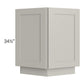 RTA Stone Shaker 24" Base End Angle Cabinet