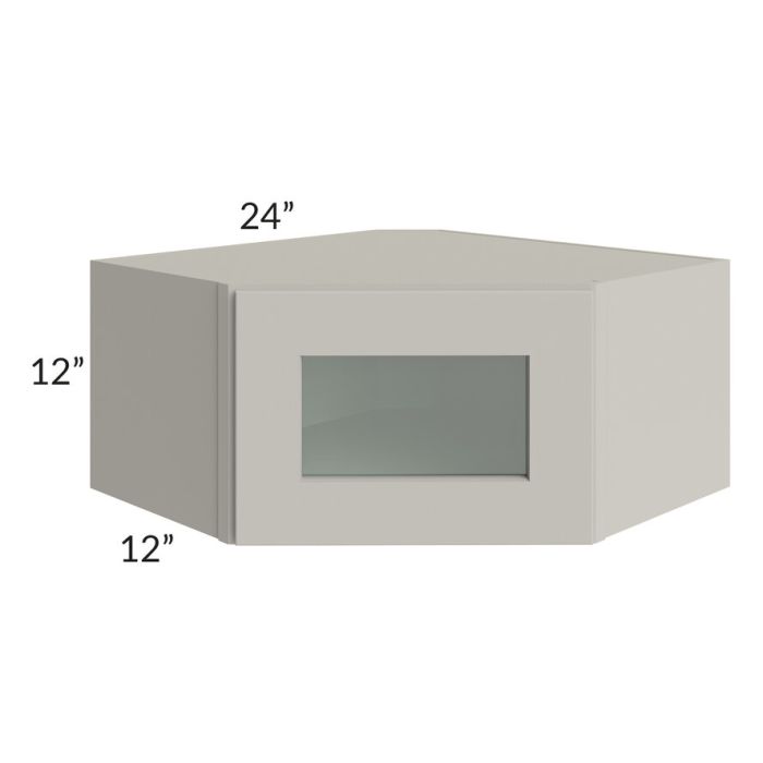 RTA Stone Shaker 24" x 12" Decorative Wall Diagonal Corner Cabinet