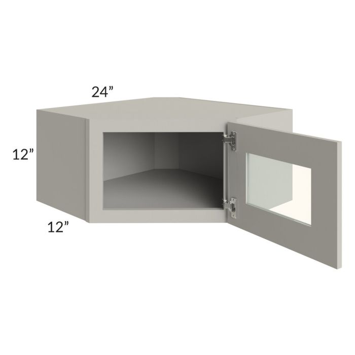 RTA Stone Shaker 24" x 12" Decorative Wall Diagonal Corner Cabinet