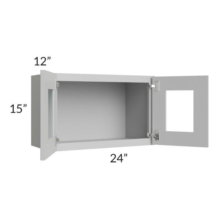 RTA Stone Shaker 24" x 15" Decorative Wall Cabinet with 2 Decorative End Panels