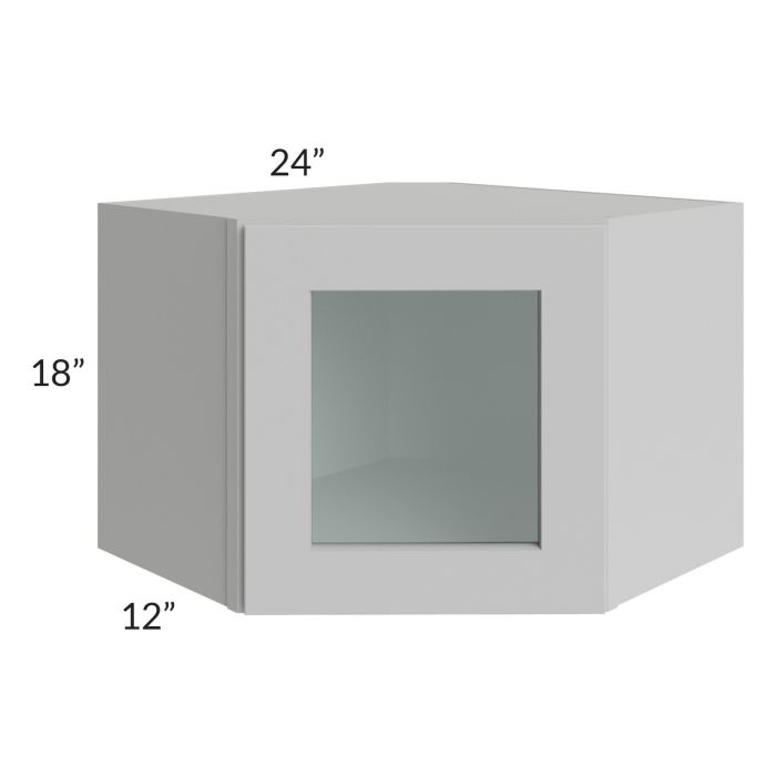 RTA Stone Shaker 24" x 18" Decorative Wall Diagonal Corner Cabinet