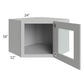 RTA Stone Shaker 24" x 18" Decorative Wall Diagonal Corner Cabinet