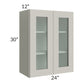 RTA Stone Shaker 24" x 30" Wall Glass Door Cabinet (Prepped for Glass Doors)