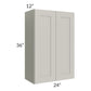 RTA Stone Shaker 24" x 36" Wall Cabinet with 2 Decorative End Panels