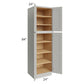 RTA Stone Shaker 24" x 84" x 24" Wall Pantry Cabinet