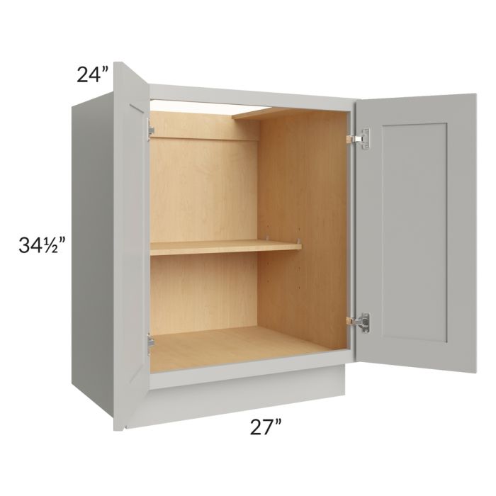 RTA Stone Shaker 27" Full Height Door Base Cabinet with 1 Roll Out Tray