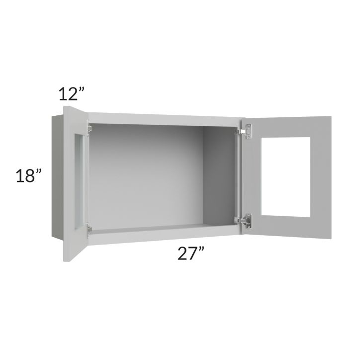 RTA Stone Shaker 27" x 18" Decorative Wall Cabinet with 1 Decorative End Panel