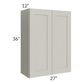 RTA Stone Shaker 27" x 36" Wall Cabinet with 2 Decorative End Panels