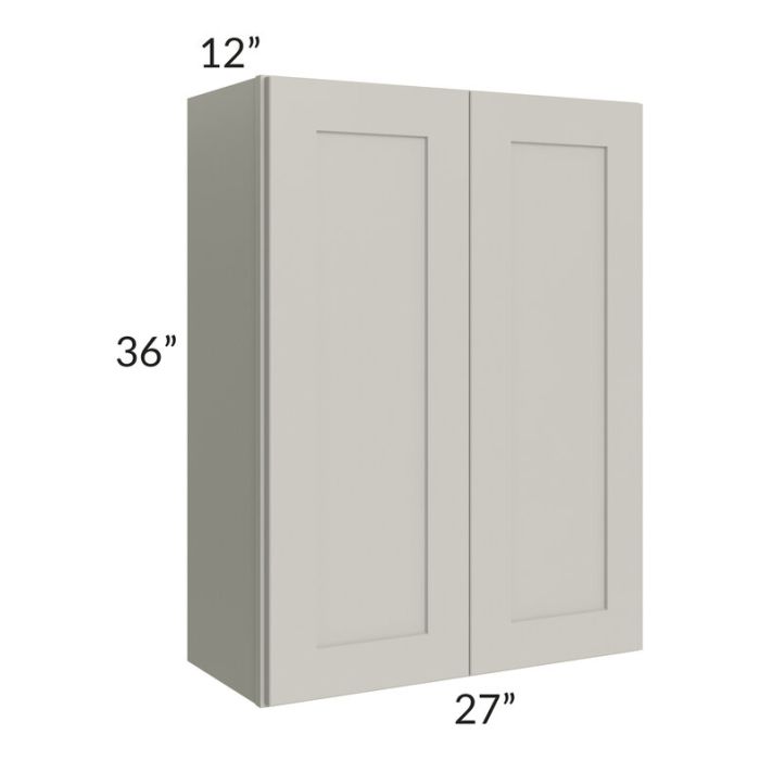 RTA Stone Shaker 27" x 36" Wall Cabinet with 2 Decorative End Panels