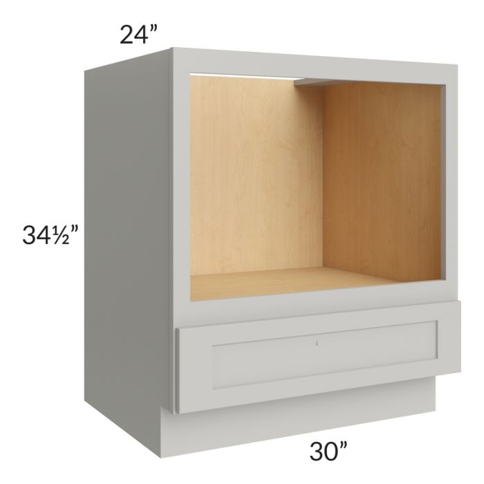 RTA Stone Shaker 30" Microwave Base Cabinet with 2 Decorative End Panels