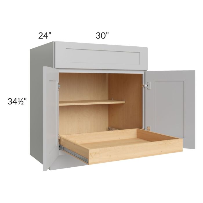 RTA Stone Shaker 30" SD-B30S1RS Base Cabinet with 1 Rollout Tray