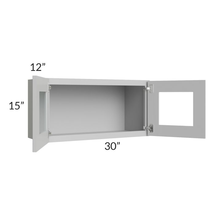 RTA Stone Shaker 30" x 15" Decorative Wall Cabinet with 2 Decorative End Panels