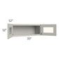 RTA Stone Shaker 33" x 12" Decorative Wall Cabinet