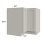 RTA Stone Shaker 36" Lazy Susan Base Cabinet