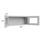 RTA Stone Shaker 36" x 15" Decorative Wall Cabinet with 1 Decorative End Panel