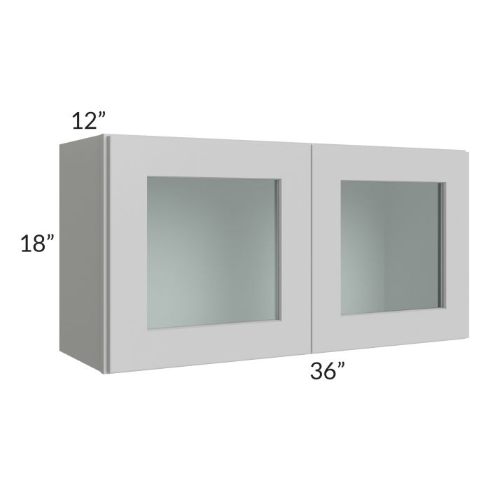 RTA Stone Shaker 36" x 18" Decorative Wall Cabinet with 1 Decorative End Panel