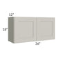 RTA Stone Shaker 36" x 18" Wall Cabinet with 2 Decorative End Panels