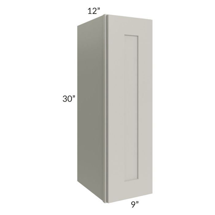 RTA Stone Shaker 9" x 30" Wall Cabinet with 1 Decorative End Panel