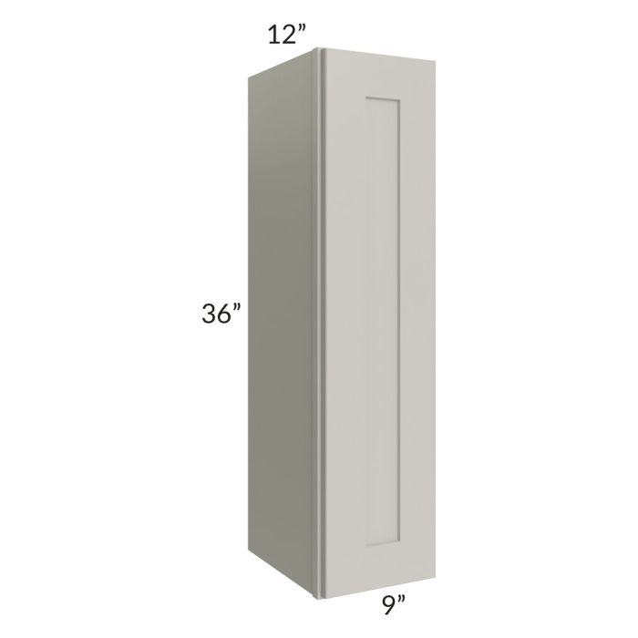 RTA Stone Shaker 9" x 36" Wall Cabinet with 1 Decorative End Panel