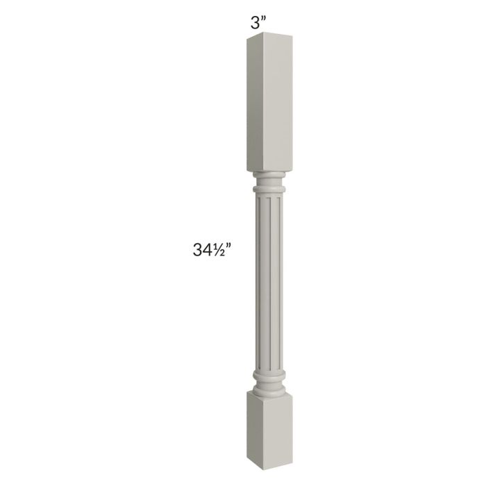 RTA Stone Shaker Fluted Decorative Leg