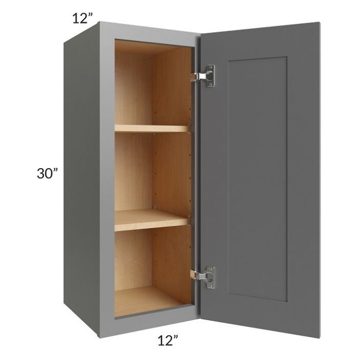 RTA Stratton Light Grey Shaker 12" x 30" Wall Cabinet