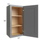 RTA Stratton Light Grey Shaker 15" x 30" Wall Cabinet