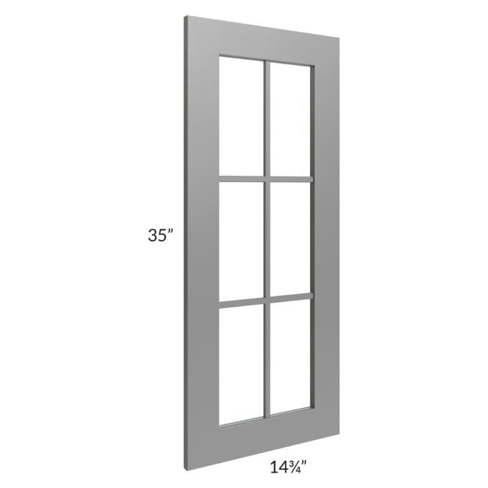 RTA Stratton Light Grey Shaker 15" x 36" Mullion Door (cabinet not included)