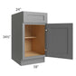 RTA Stratton Light Grey Shaker 18" Base Cabinet