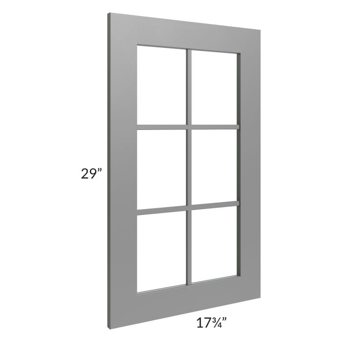 RTA Stratton Light Grey Shaker 18" x 30" Mullion Door (cabinet not included)