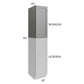 RTA Stratton Light Grey Shaker 18" x 42" x 24" Pantry Wall Cabinet