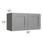 RTA Stratton Light Grey Shaker 30" x 15" Wall Cabinet