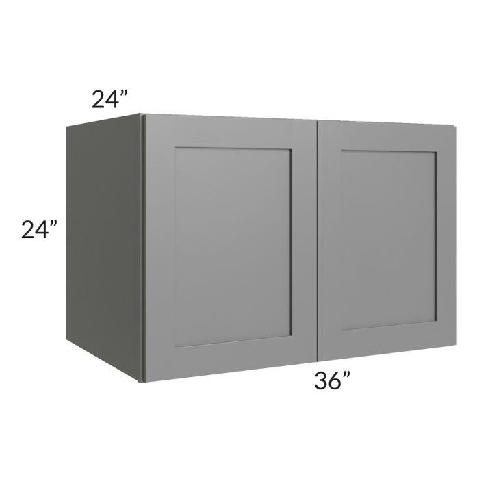 RTA Stratton Light Grey Shaker 36" x 24" x 24" Wall Cabinet