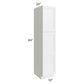 RTA Stratton White Shaker 18" x 84" Pantry Cabinet
