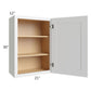 RTA Stratton White Shaker 21" x 30" Wall Cabinet