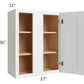 RTA Stratton White Shaker 27" x 30" Wall Blind Cabinet