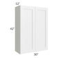 RTA Stratton White Shaker 30" x 42" Wall Cabinet