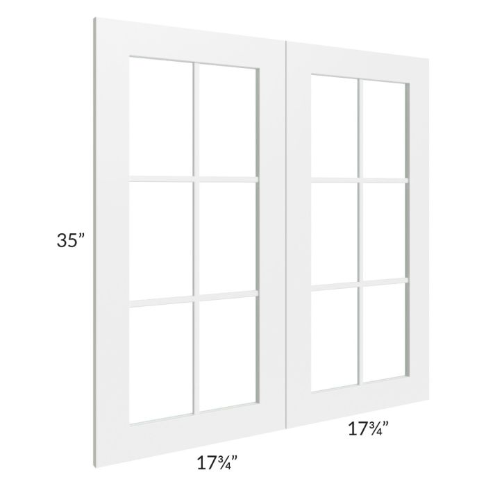 RTA Stratton White Shaker 36" x 36" Mullion Door (cabinet not included)