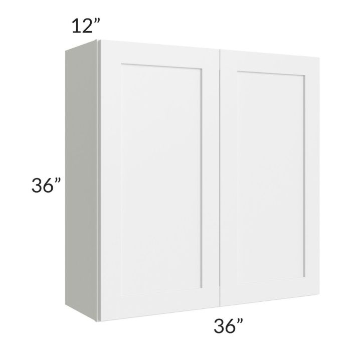 RTA Stratton White Shaker 36" x 36" Wall Cabinet