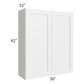 RTA Stratton White Shaker 36" x 42" Wall Cabinet