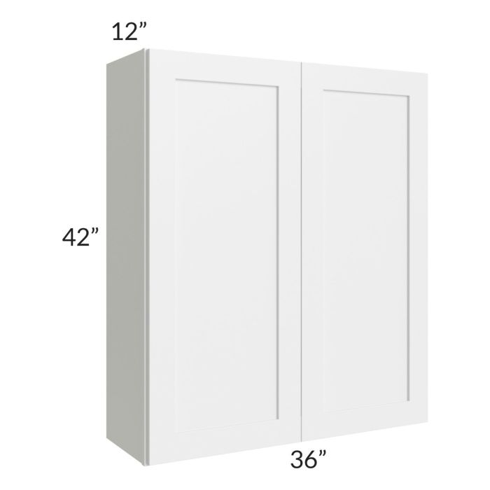 RTA Stratton White Shaker 36" x 42" Wall Cabinet