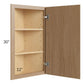 RTA Township Rift Oak 12" x 30" Wall End Angle Cabinet