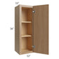 RTA Township Rift Oak 12" x 36" Wall Cabinet - Finished Left Side