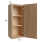 RTA Township Rift Oak 15" x 36" Wall Cabinet - Finished Left Side