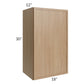 RTA Township Rift Oak 18" x 30" Wall Cabinet - Finished Left and Right Side