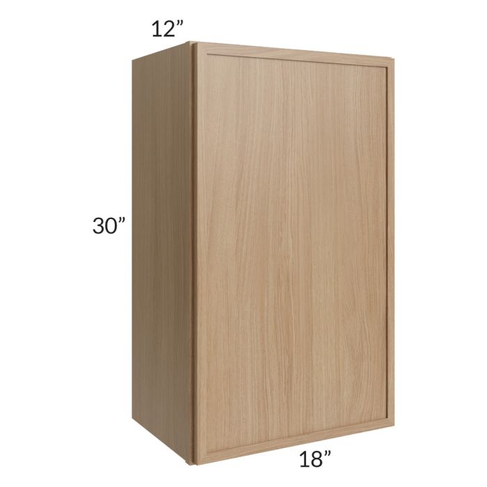 RTA Township Rift Oak 18" x 30" Wall Cabinet - Finished Left and Right Side