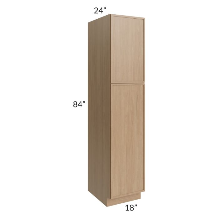RTA Township Rift Oak 18" x 84" Wall Pantry Cabinet